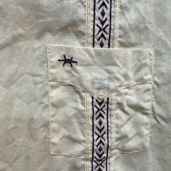 Texas Standard Tejas guayabera size Medium - Picture 4 of 5